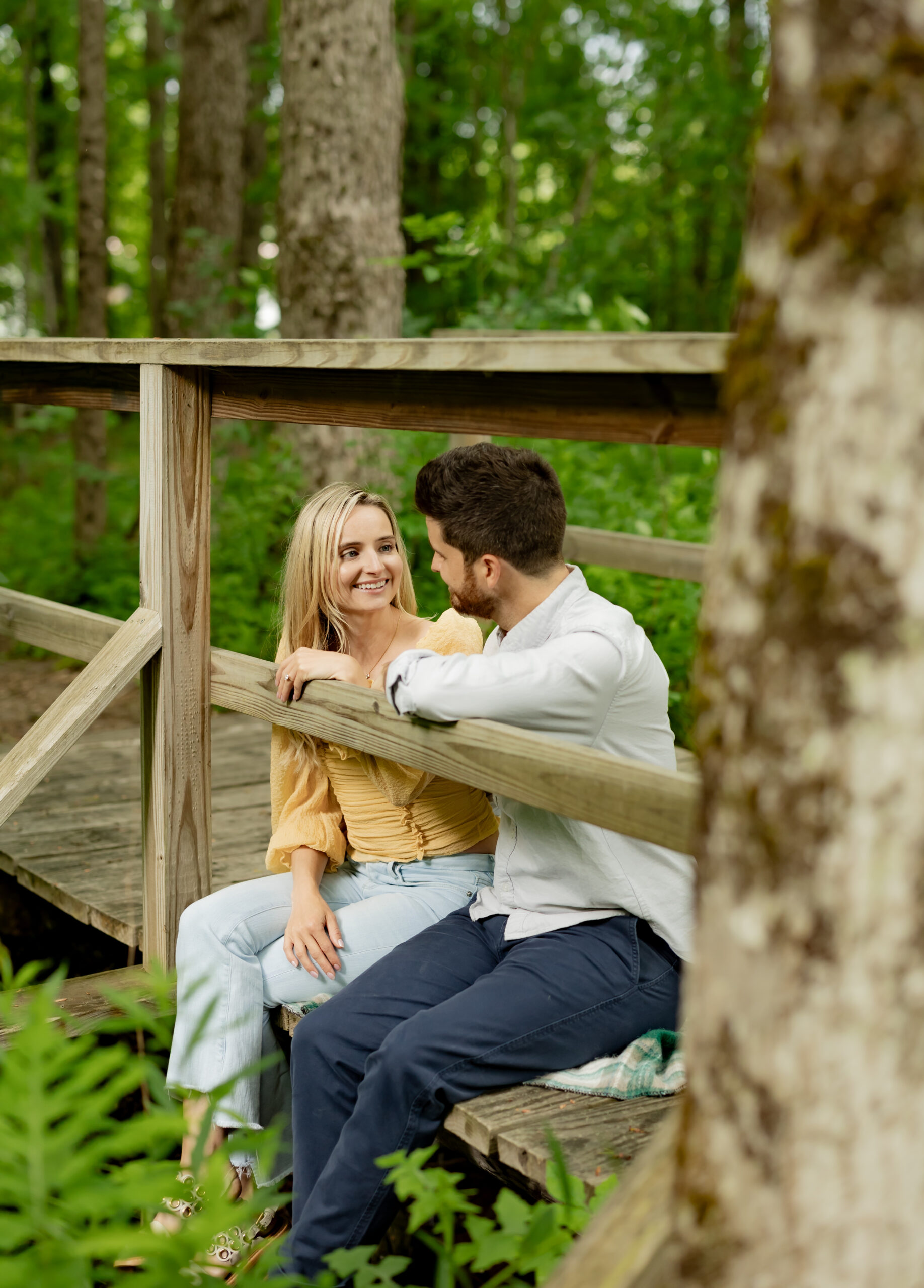 Photo of couple in Vermont