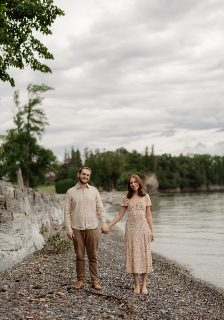 Posed Photo of couple during Engagement Photoshoot.